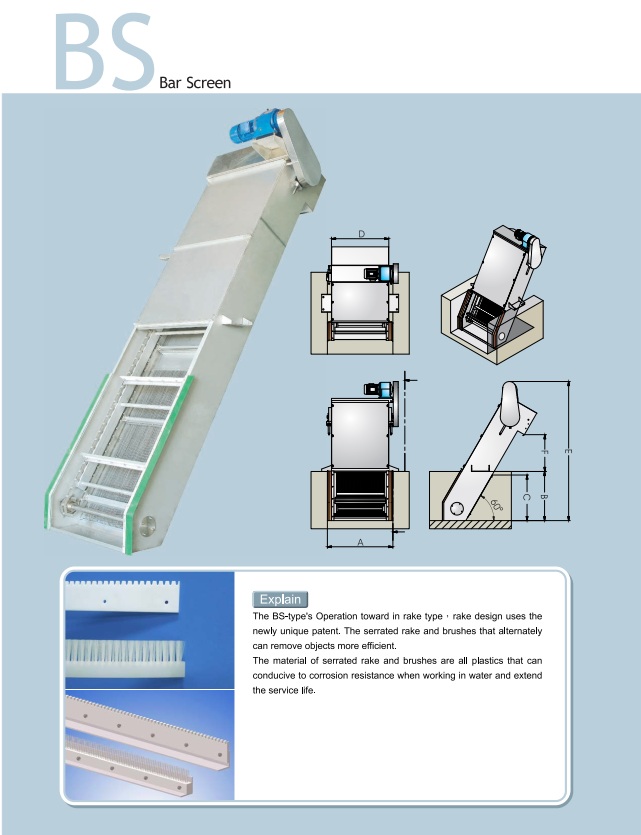 Máy gạt rác tự động ChiShun loại BS